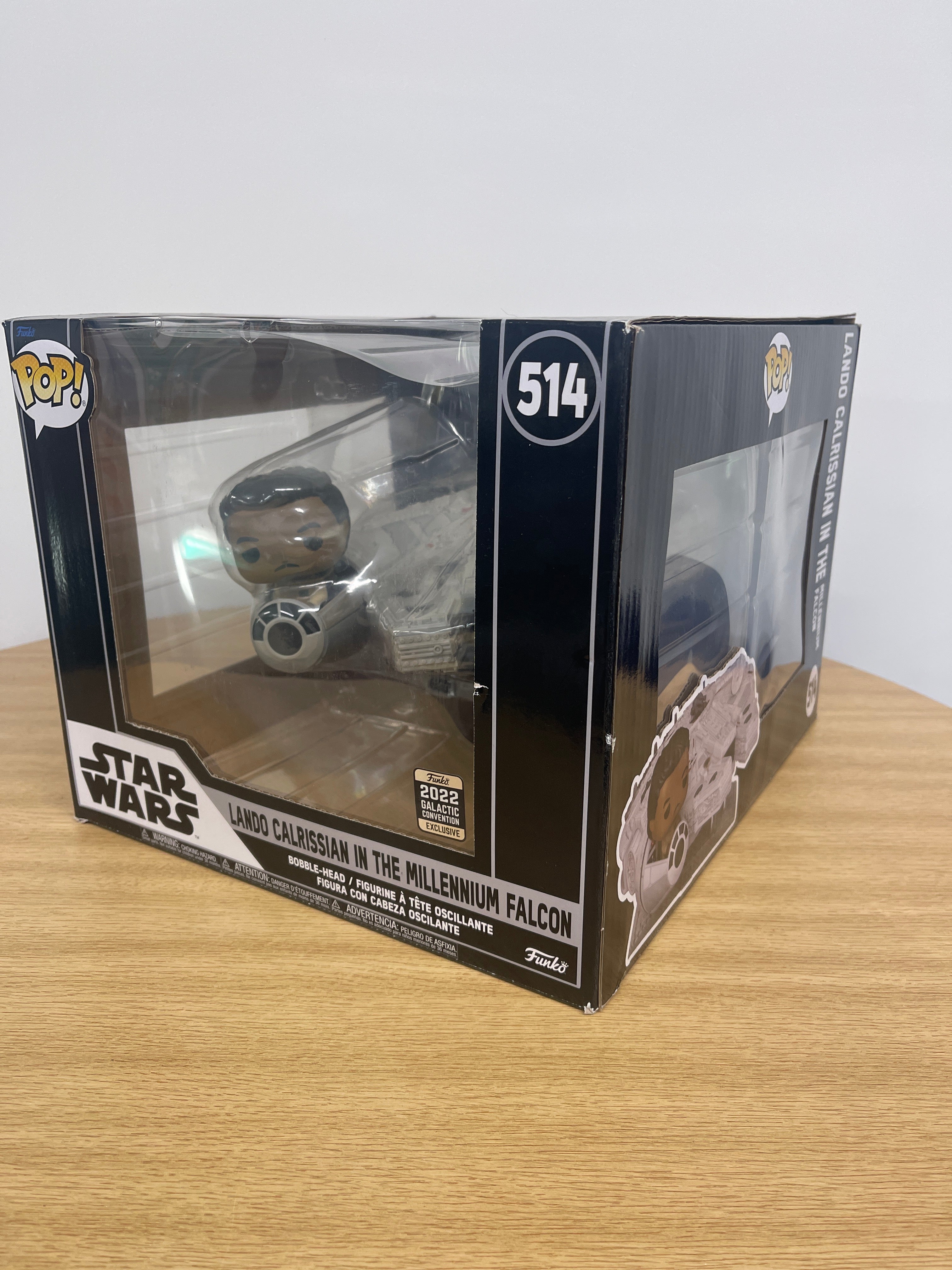 Lando Calrissian In The Millennium Falcon #514 Funko Pop! - Star Wars - 2022 Galagtic Convention Exclusive