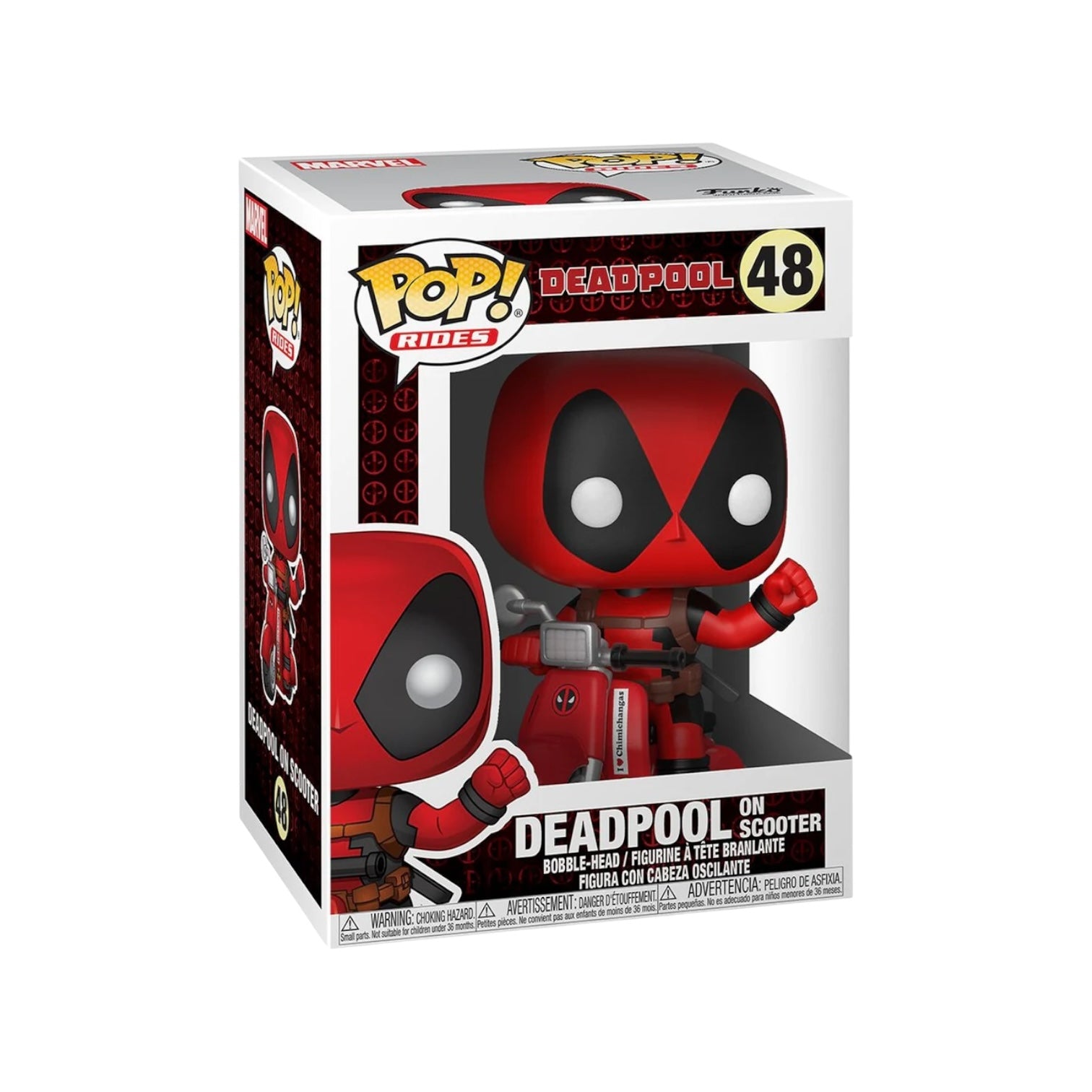 Deadpool on Scooter #48 Funko Pop Ride! - Deadpool