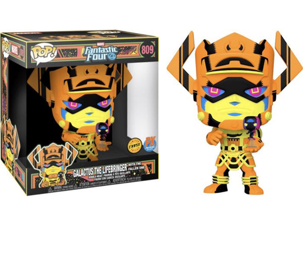 Galactus The Lifebringer With The Fallen One #809 10’’ (Blacklight Chase) Funko Pop! : Marvel Fantastic Four : Previews Exclusive