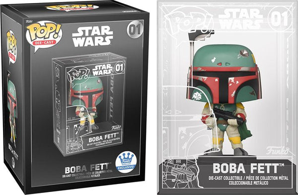 Boba Fett #01 Funko Pop! Die-Cast : Star Wars : Funko Exclusive