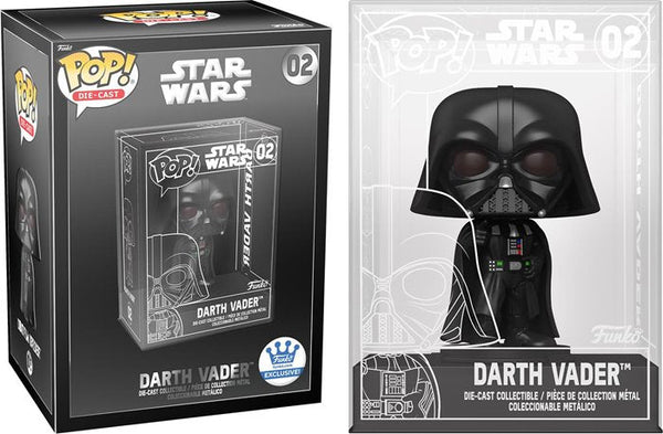 Darth Vader #02 Funko Pop! Die-Cast : Star Wars : Funko Exclusive