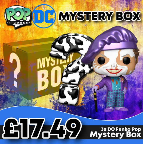 3 DC Funko Pop Mystery Box!