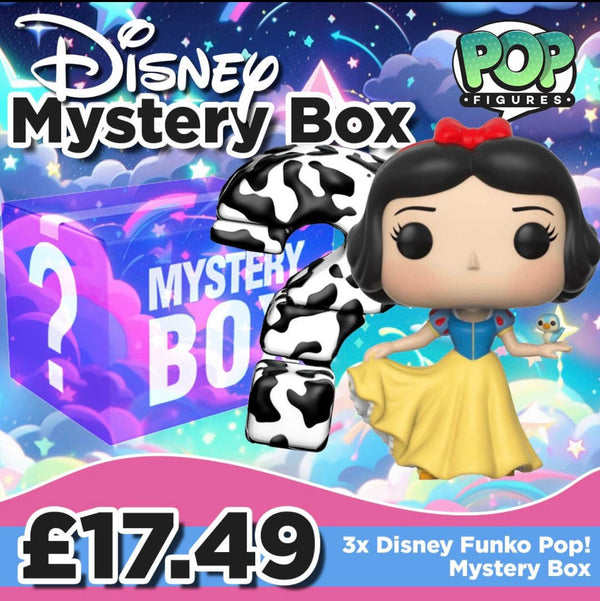 3 Disney Funko Pop Mystery Box!