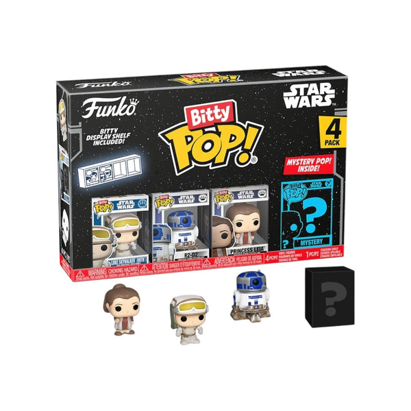 Luke Skywalker (Hoth) 4 Pack Funko Bitty Pop! - Star Wars - PREORDER