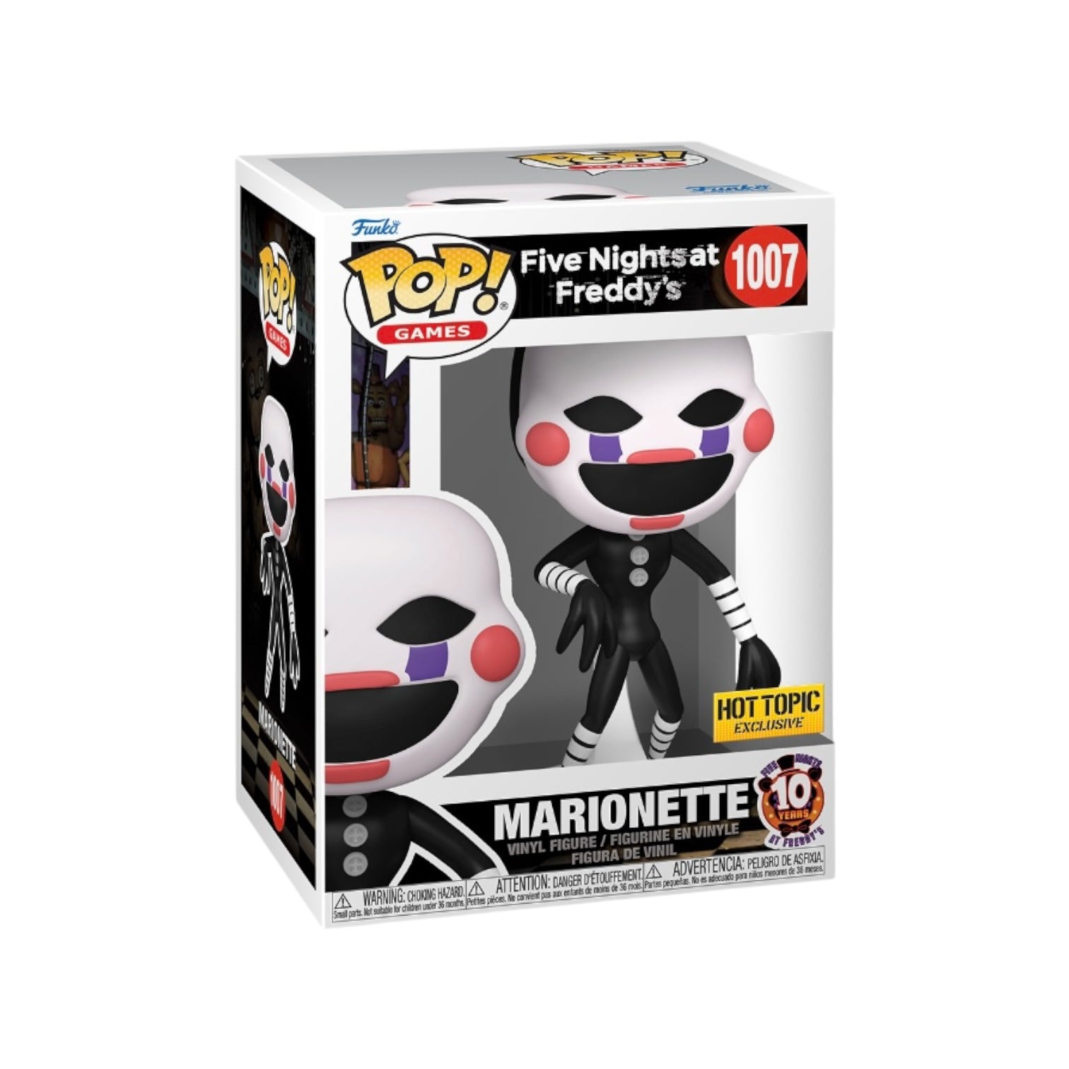 Marionette #1007 Funko Pop! - Five Nights At Freddy's - Hot Topic Exclusive