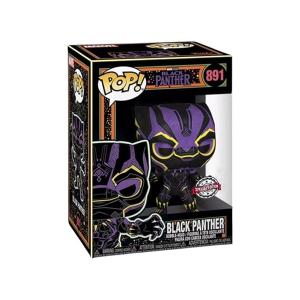 Black Panther (Blacklight) #891 Funko Pop - The Infinity Saga - Special Edition