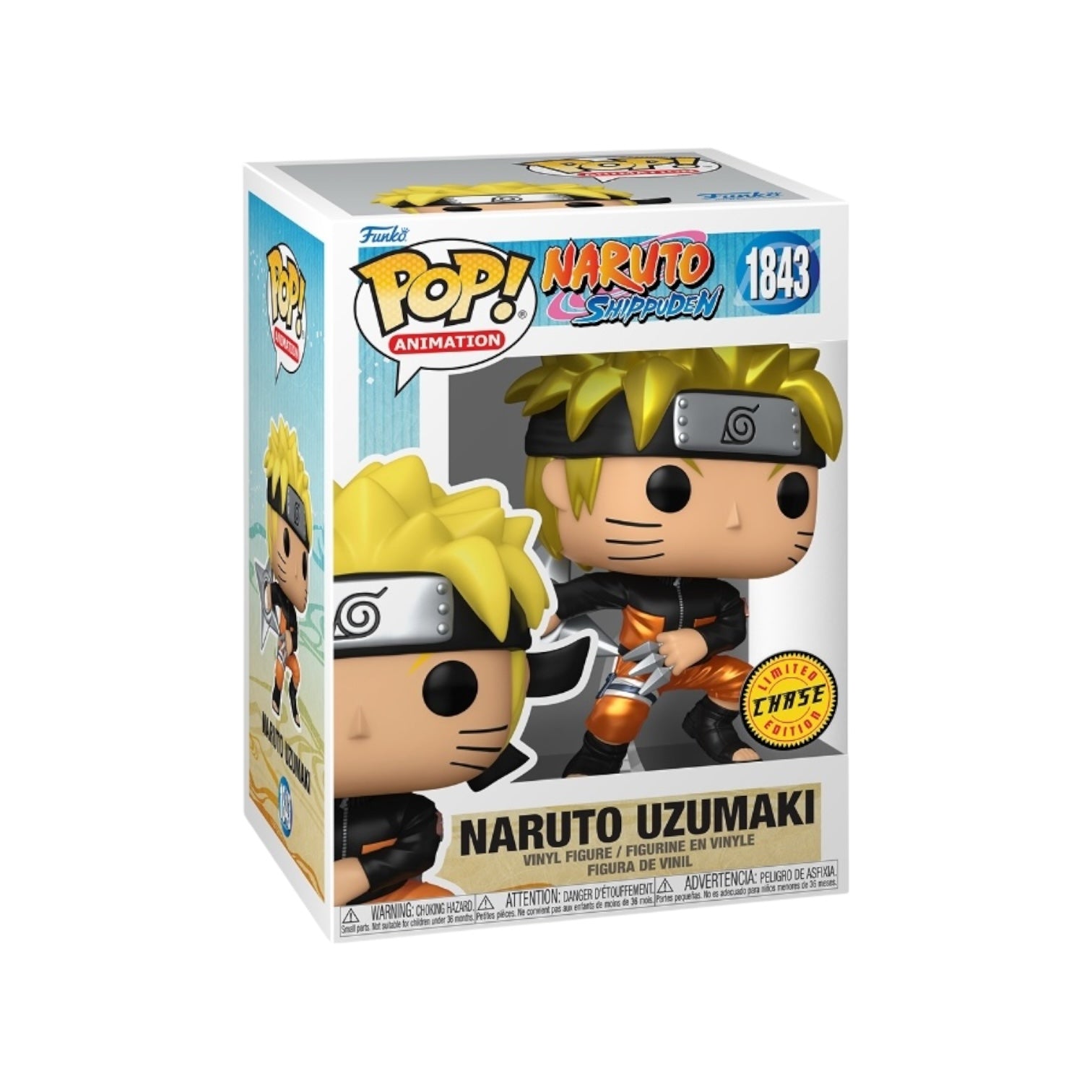 Naruto Uzumaki #1843 Funko Pop - Naruto Shippuden - Chance of Chase - PREORDER