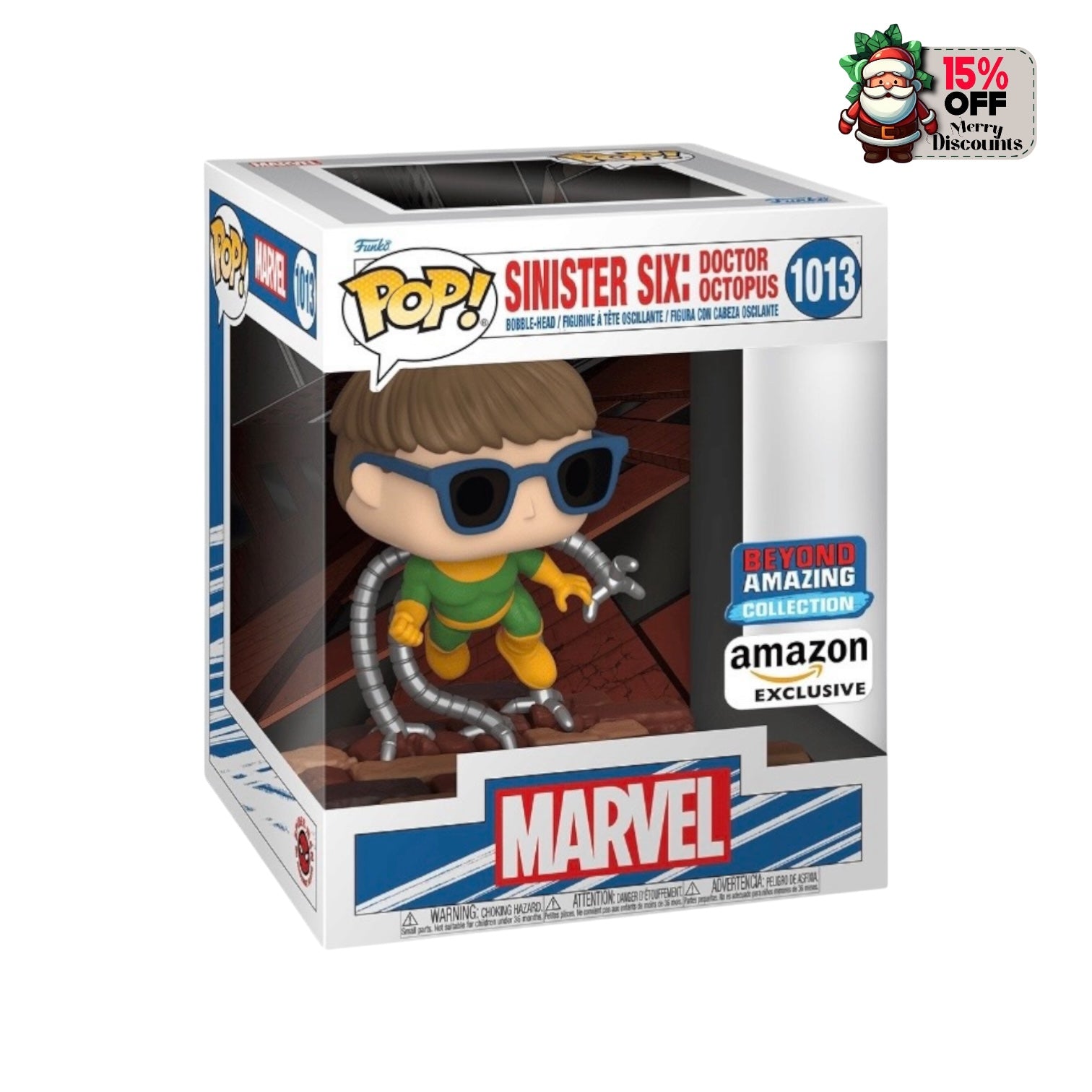 Sinister Six: Doctor Octopus #1013 6" Funko Pop! - Marvel: Beyond Amazing Collection - Amazon Exclusive