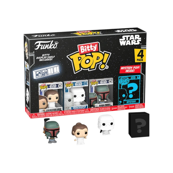 Princess Leia 4 Pack Funko Bitty Pop! - Star Wars - PREORDER