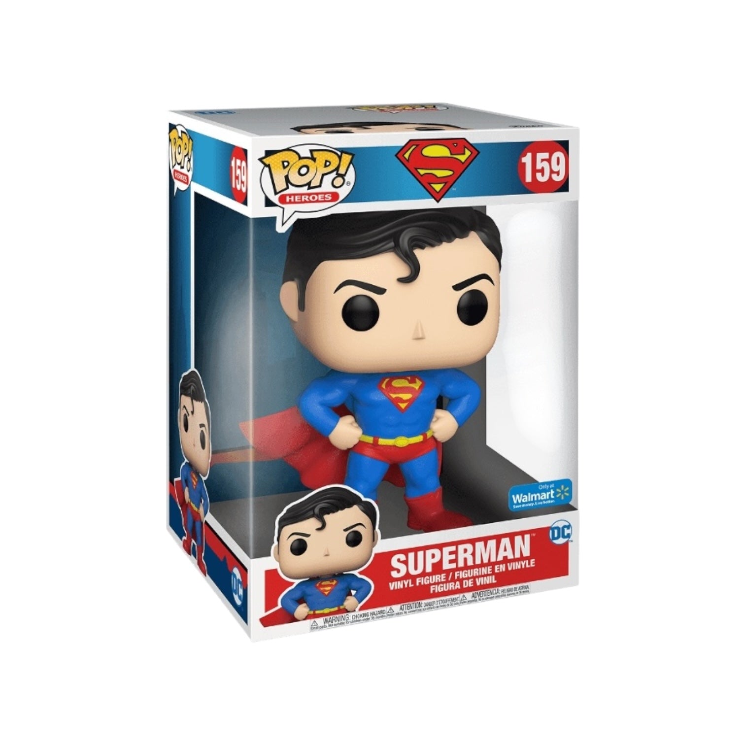 Superman #159 10" Funko Pop - DC Heroes - Walmart Exclusive - Condition 8/10