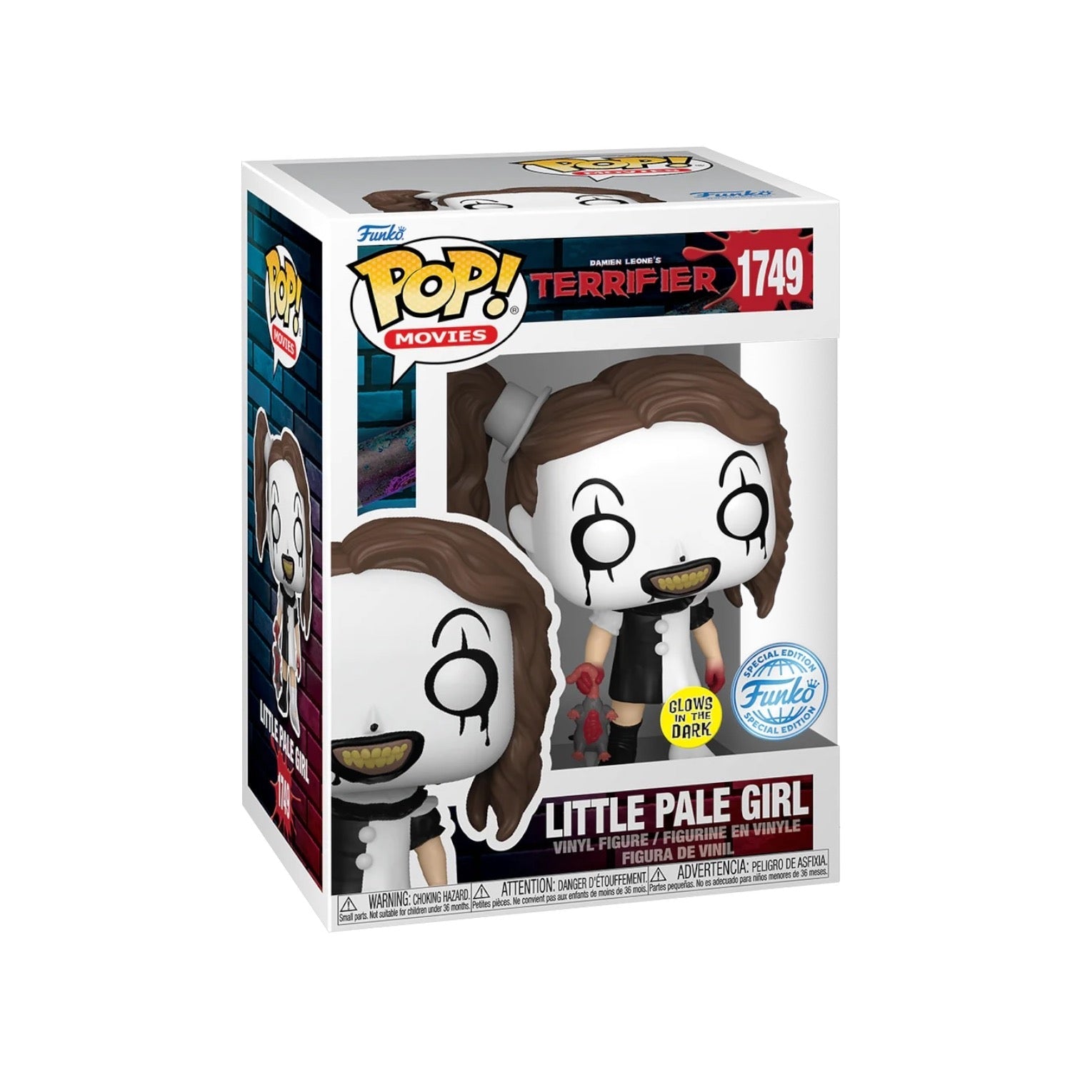 Little Pale Girl #1749 (Glow In The Dark)  Funko Pop! - Terrifier - Coming Soon!