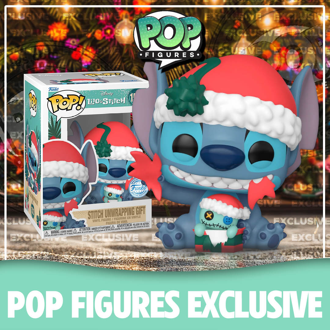 Stitch Unwrapping Gift  #1522 Funko Pop! - Disney - Lilo and Stitch - Pop Figures Exclusive