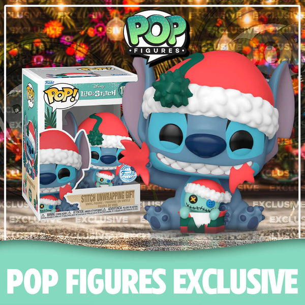 Stitch Unwrapping Gift  #1522 Funko Pop! - Disney - Lilo and Stitch - Pop Figures Exclusive